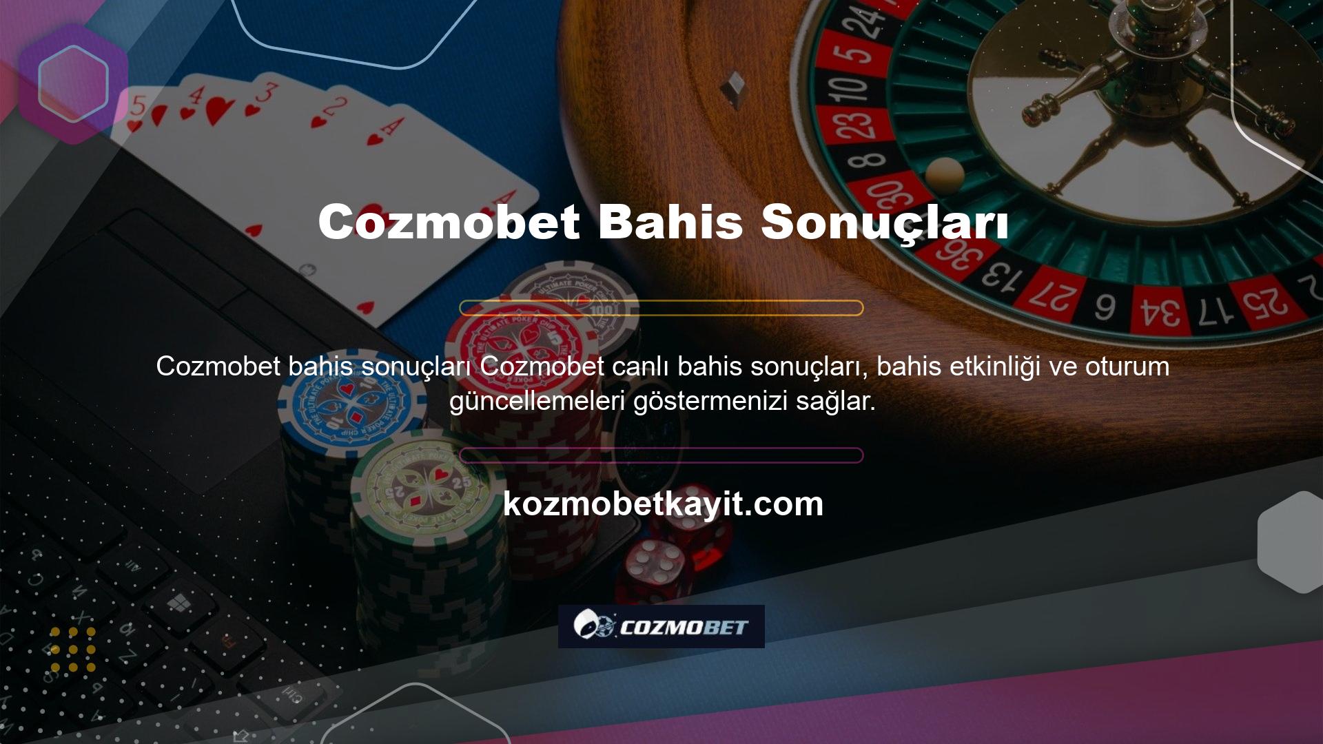 Oyun modelinin bu sitedeki herkes için ne kadar iyi çalıştığını her zaman kontrol edeceksiniz